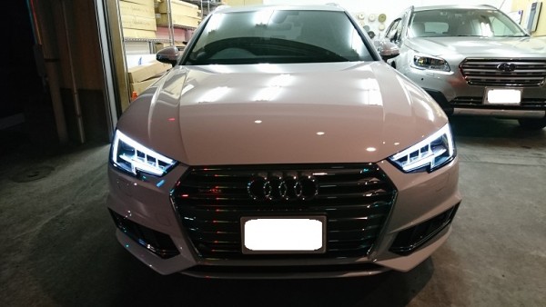 アウディ Ａ４アバント（A4_AVANT）のガラスコーティング