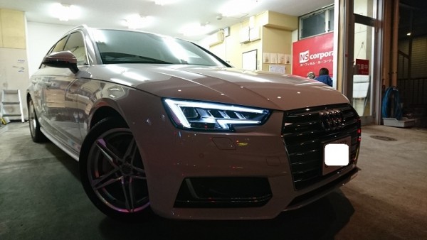 アウディ Ａ４アバント（A4_AVANT）のガラスコーティング