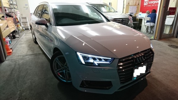 アウディ Ａ４アバント（A4_AVANT）のガラスコーティング