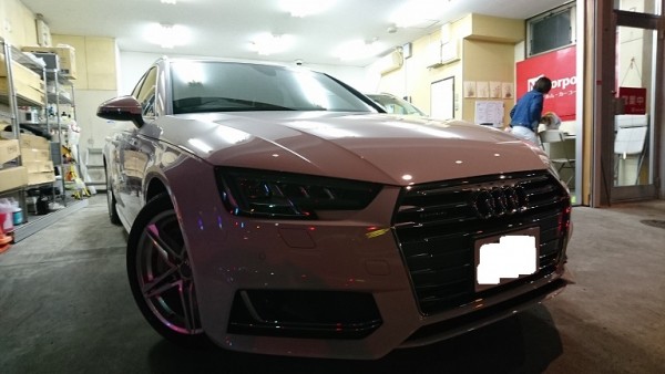 アウディ Ａ４アバント（A4_AVANT）のガラスコーティング