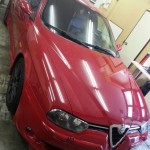 アルファロメオ アルファ１５６（ALFA_156）ＧＴＡ セレスピード　ガラスコーティング「ＮＳ－ＯＮＥ」施工例