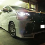 トヨタ ヴェルファイア（VELLFIRE）ＺＡ ドゥレッザ ガラスコーティング 施工