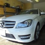 メルセデス・ベンツ Ｃ６３ ＡＭＧクーペ ドゥレッザ  ガラスコーティング メンテナンス2年目