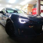 スバル ＢＲＺ  柔軟性のある・しなやかな硬度７Ｈ ドゥレッザ ガラスコーティングを施工　