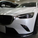 マツダ CX-3 クロスオーバーSUV カーフィルム ウインコス GY-5IR施工