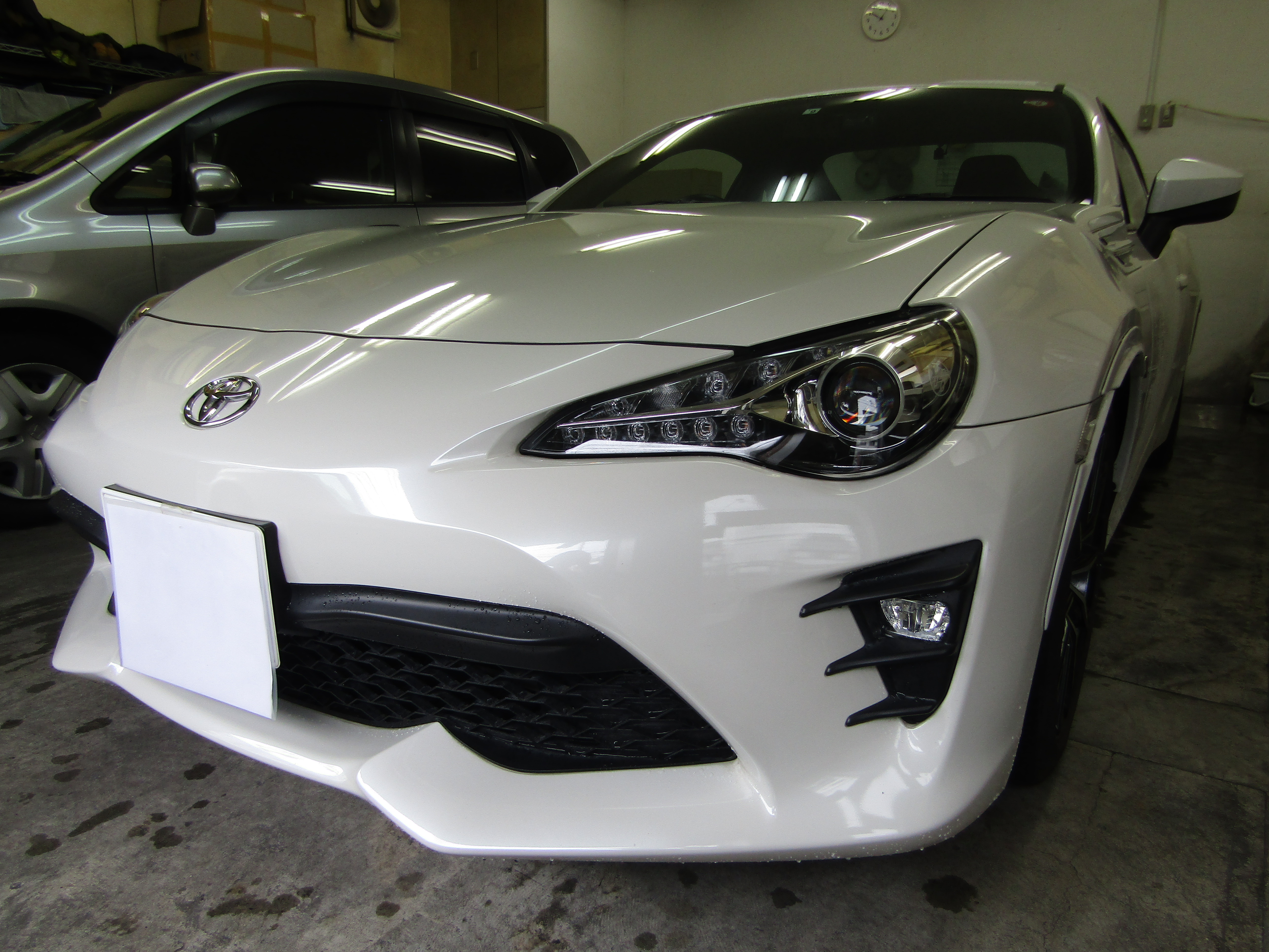 トヨタ 86 Zn6 カーフィルム 透明断熱フィルム施工 ドラレコ装備車