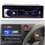 Eaglerich 自動車ラジオ Bluetooth 車音響 カーオーディオ ステレオ プレーヤー リモコン付き 1 Din 12V